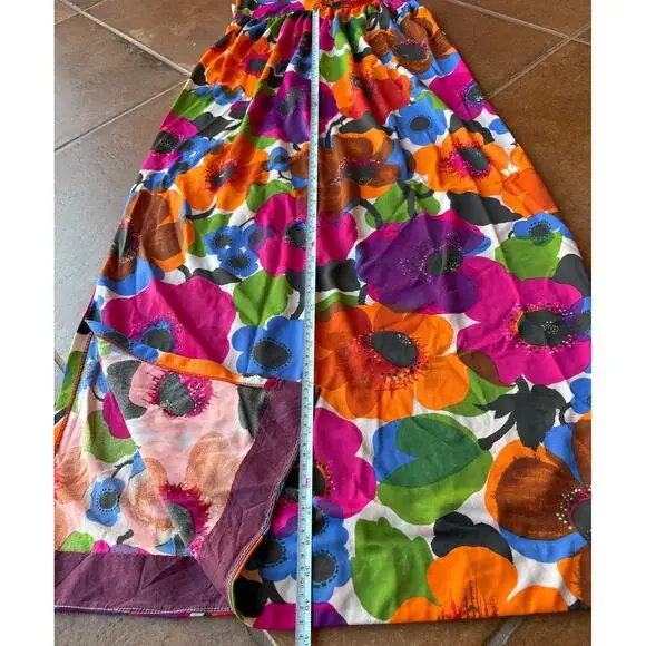 Vintage Union Made "Perfection Fit by Roxanne" Halter Maxi Dress S/M pls read! - Picture 16 of 16